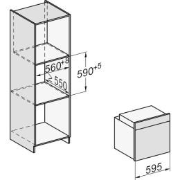 Зависимый духовой шкаф Miele H 2455 I ACTIVE