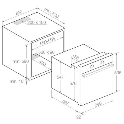 Духовой шкаф Pando PHT-963