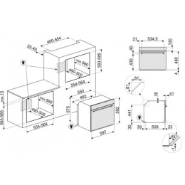 Духовой шкаф Smeg SF6381X