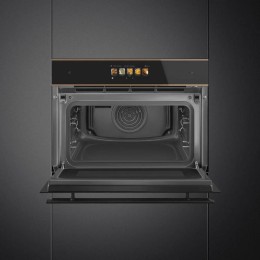 Духовой шкаф с паром и СВЧ Smeg SO4606WAPNR