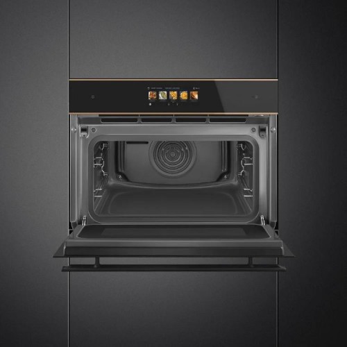Духовой шкаф с паром и СВЧ Smeg SO4606WAPNR