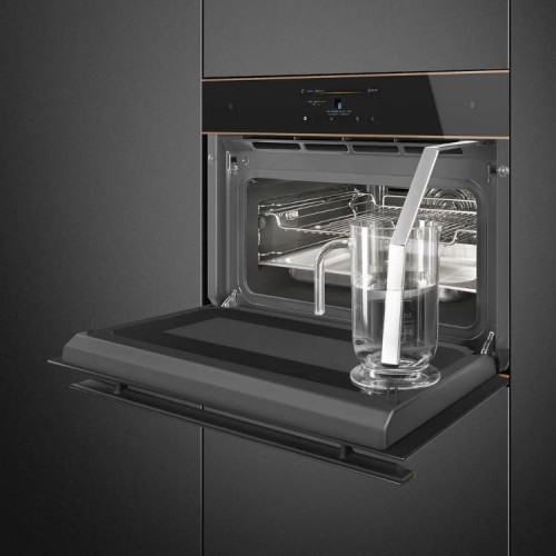 Духовой шкаф с паром и СВЧ Smeg SO4606WAPNR