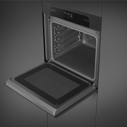 Духовой шкаф с функцией СВЧ Smeg SO6202M2B