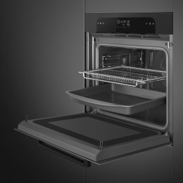 Духовой шкаф с функцией СВЧ Smeg SO6202M2B