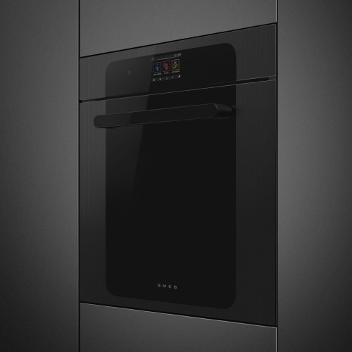 Духовой шкаф с функциями пара и СВЧ Smeg SO6204APB купить в Москве и Санкт-Петербурге