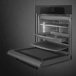 Духовой шкаф с функциями пара и СВЧ Smeg SO6204APB