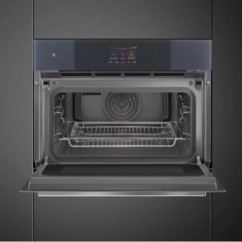 Компактный духовой шкаф с пароваркой шкаф Smeg SO4104APG