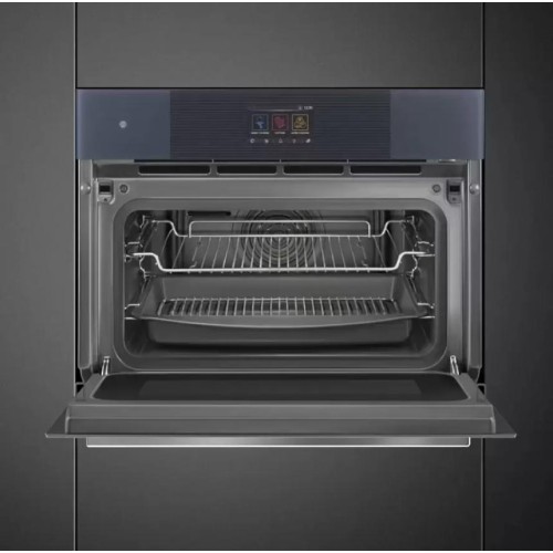 Компактный духовой шкаф с пароваркой шкаф Smeg SO4104APG