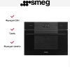 Компактный духовой шкаф Smeg SO4102M1B3