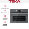 Встраиваемый электрический духовой шкаф Teka HLC 8400 STONE GREY