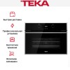 Встраиваемый электрический духовой шкаф Teka HLC 844 C BLACK-SS