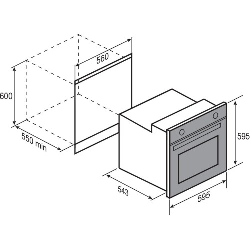 Электрический духовой шкаф Zigmund Shtain E 160 B