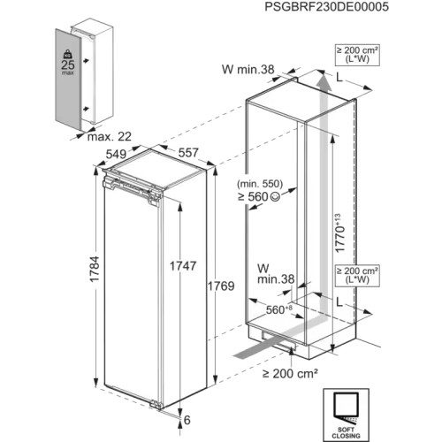 Встраиваемый холодильник AEG TK6DS181EC