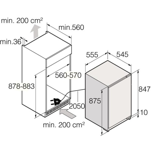 Встраиваемый морозильник Asko FN30931I