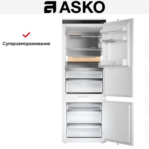 Встраиваемый комбинированный холодильник Asko RBC597SND1
