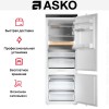 Встраиваемый комбинированный холодильник Asko RBC597SND1