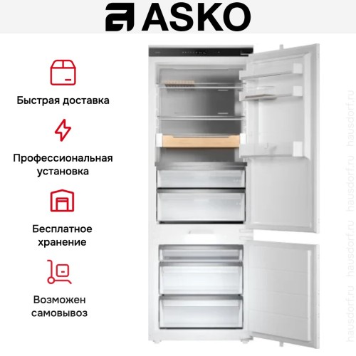 Встраиваемый комбинированный холодильник Asko RBC597SND1