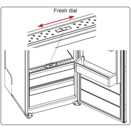 Встраиваемый холодильник Bertazzoni LRD603UBNPVC/20