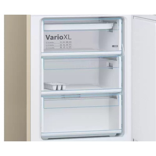 Холодильник с нижней морозильной камерой BOSCH KGE39XK21R