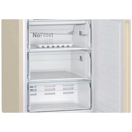 Холодильник с нижней морозильной камерой BOSCH KGN39XK27R