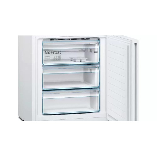 Холодильник с нижней морозильной камерой BOSCH KGN49XW20R