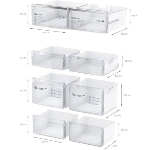 Двухкамерный холодильник Bosch KFN96APEA