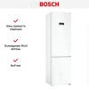 Холодильник с нижней морозильной камерой BOSCH KGN39XW28R