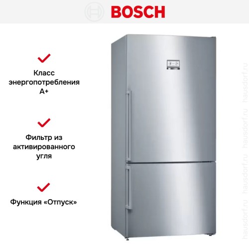 Холодильник с нижней морозильной камерой BOSCH KGN86AI30R