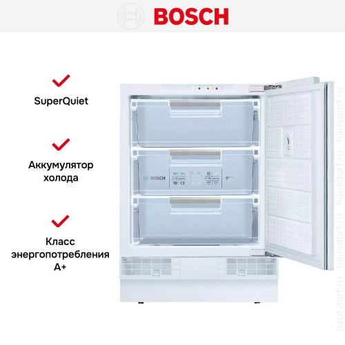 Встраиваемая морозильная камера Bosch GUD 15A50 RU