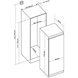 Встраиваемый морозильник De Dietrich DFU1781FN