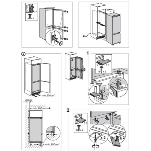 Встраиваемый холодильник Franke FCB 320 NE E