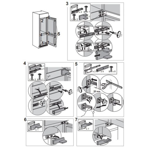 Встраиваемый холодильник Franke FCB 320 S NE E
