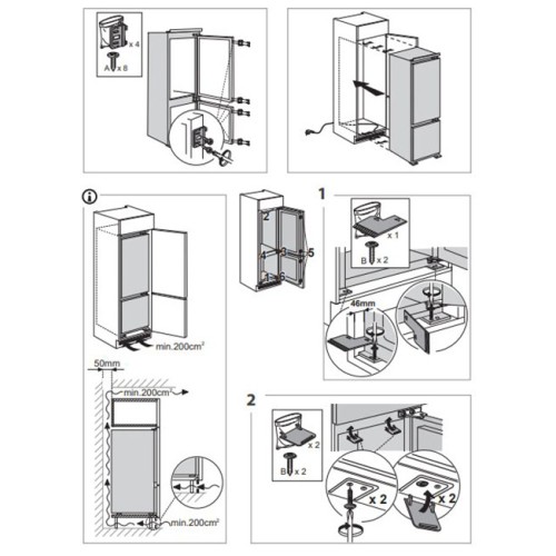 Встраиваемый холодильник Franke FCB 320 TNF NE E