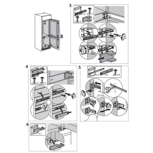 Встраиваемый холодильник Franke FCB 320 TNF NE E