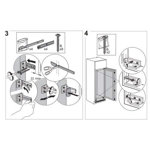 Встраиваемый морозильный шкаф Franke FSDF 330 NF NE E