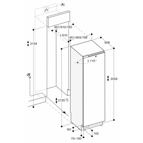 Встраиваемая морозильная камера Gaggenau RF471306