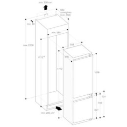 Встраиваемый холодильник Gaggenau RB282306