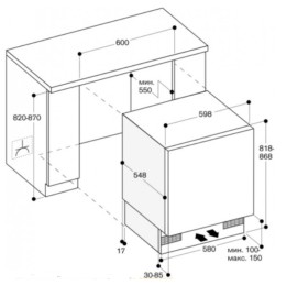 Встраиваемый холодильник Gaggenau RC200300
