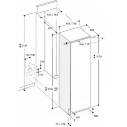 Встраиваемый холодильник Gaggenau RC 462-301