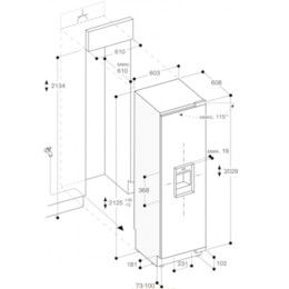 Встраиваемый морозильник Gaggenau RF463304