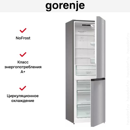 Отдельностоящий холодильник Gorenje NRK6191ES4