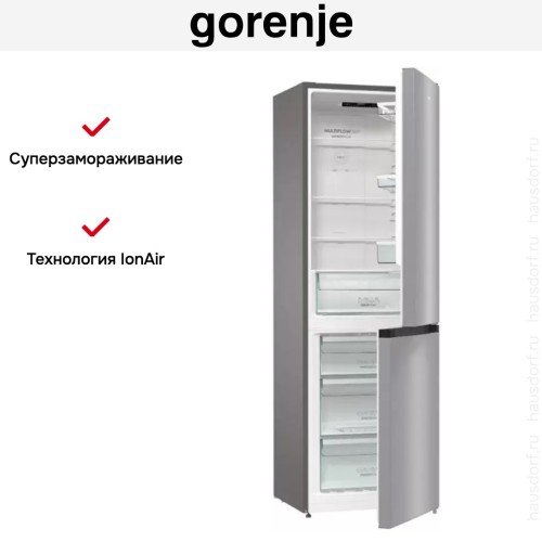 Отдельностоящий холодильник Gorenje NRK6191ES4