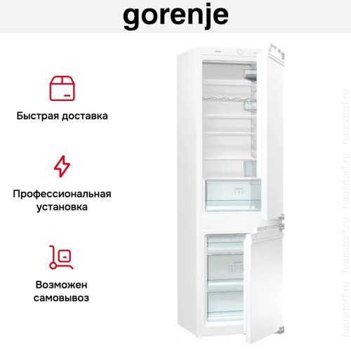 Встраиваемый двухкамерный холодильник Gorenje RKI2181E1