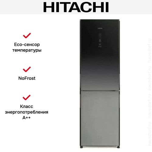 Холодильник Hitachi R-BG 410 PUC6X XGR