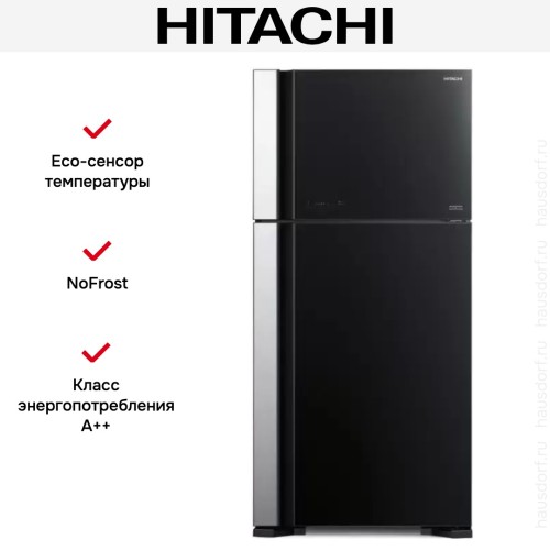Холодильник Hitachi R-VG 660 PUC7-1 GBK