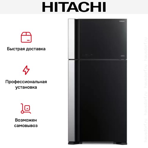 Холодильник Hitachi R-VG 660 PUC7-1 GBK