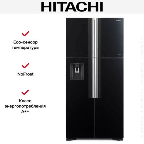 Холодильник Hitachi R-W 660 PUC7 GBK