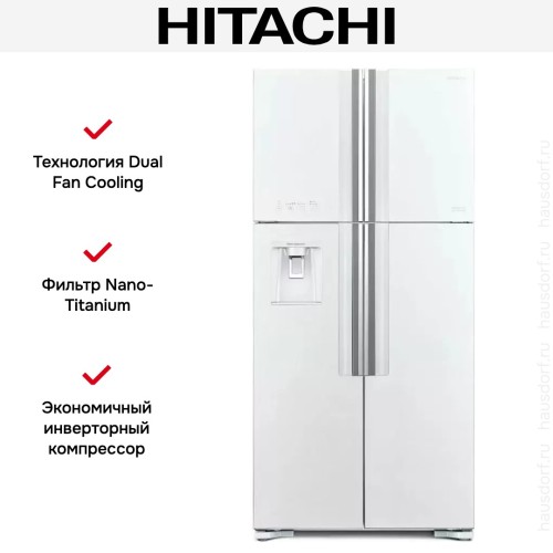 Холодильник Hitachi R-W 660 PUC7 GPW