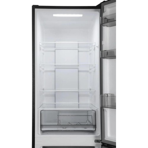 Холодильник Hyundai CC35083F черное стекло