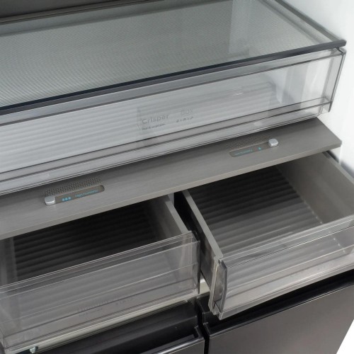 Холодильник Hyundai CM45043F черная сталь